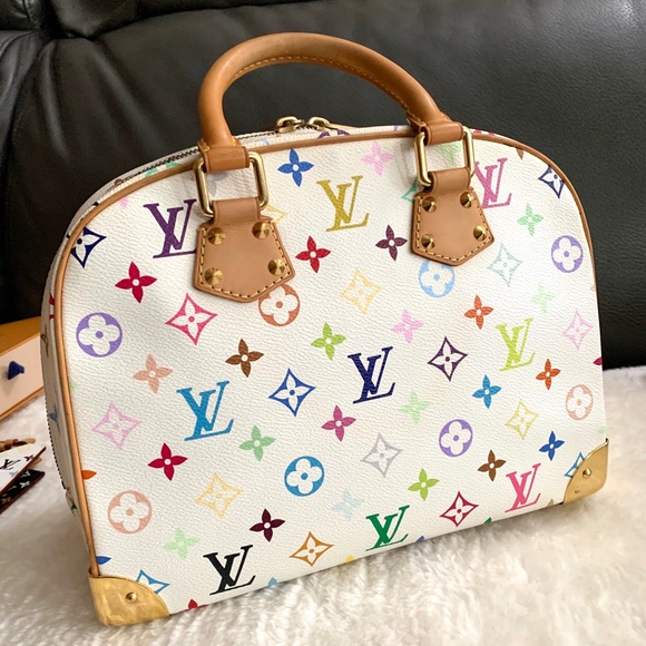 ‼️SOLD‼️Louis Vuitton White MC Trouville - Picture 6 of 16